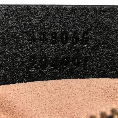 Gucci Calfskin Matelasse Mini GG Marmont Chain Shoulder Bag Black 7 of 12