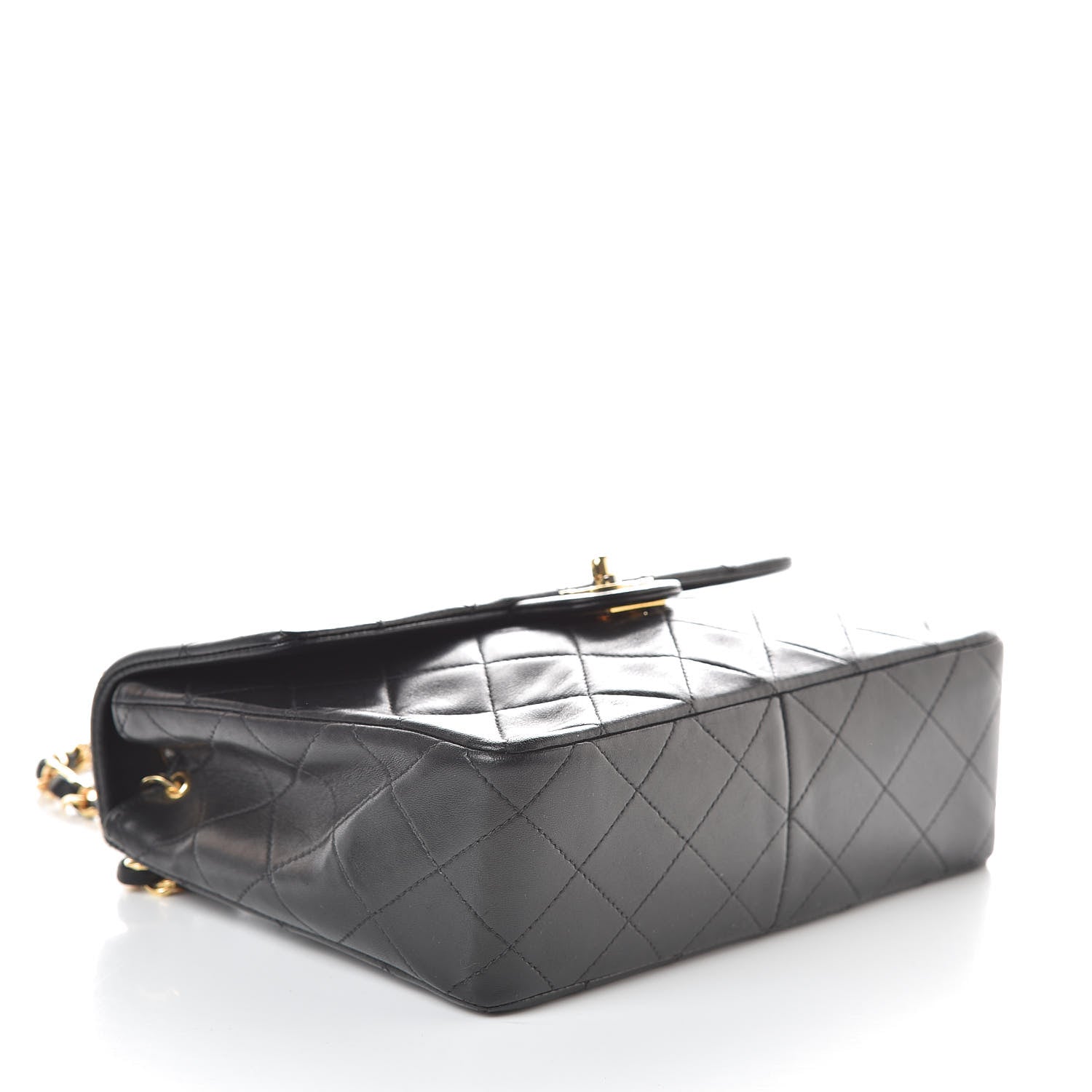 Chanel Lambskin Quilted Mini Square Flap Black 4 of 10