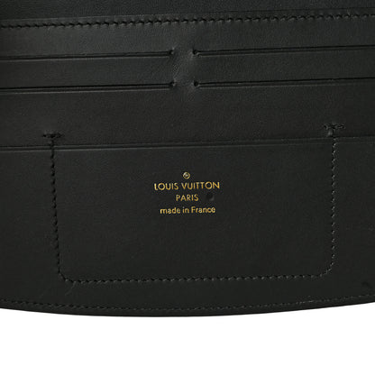 Louis Vuitton Calfskin City Steamer Wallet Black 6 of 6