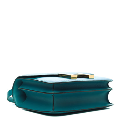 Hermes Box Constance 24 Turquoise 3 of 5