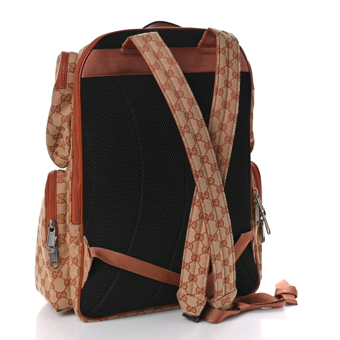 X MLB GG Monogram LA Dodgers Large Backpack Beige Ruggine Ivory