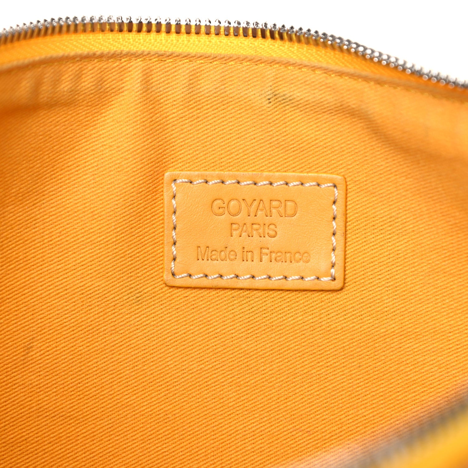 Goyard Goyardine Senat Pochette MM Yellow 6 of 20