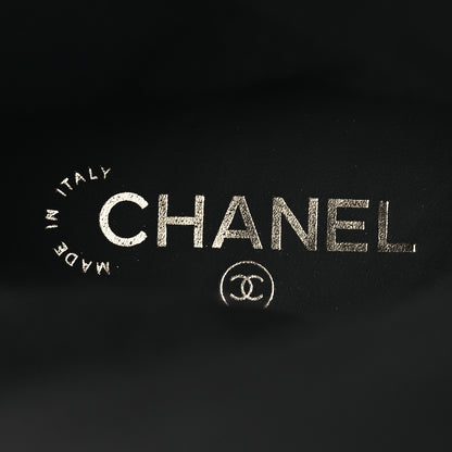Chanel Pony Hair Shearling Chain Ankle Boots 40.5 Black 9 of 11