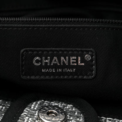 Chanel Canvas Small Deauville Tote Charcoal 5 of 9