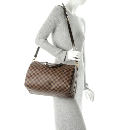 Louis Vuitton Damier Ebene Speedy Bandouliere 35 2 of 9