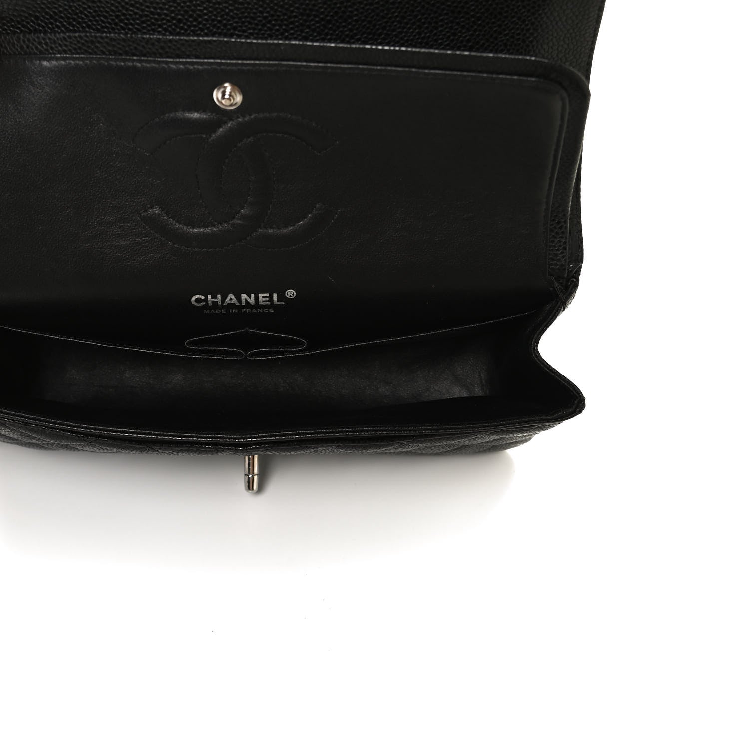 Chanel Caviar Quilted Medium Double Flap Black 5 of 12