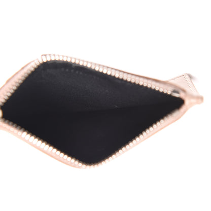 Saint Laurent Grained Calfskin 5 Fragments Zip Pouch Card Holder Nude Powder 5 of 7