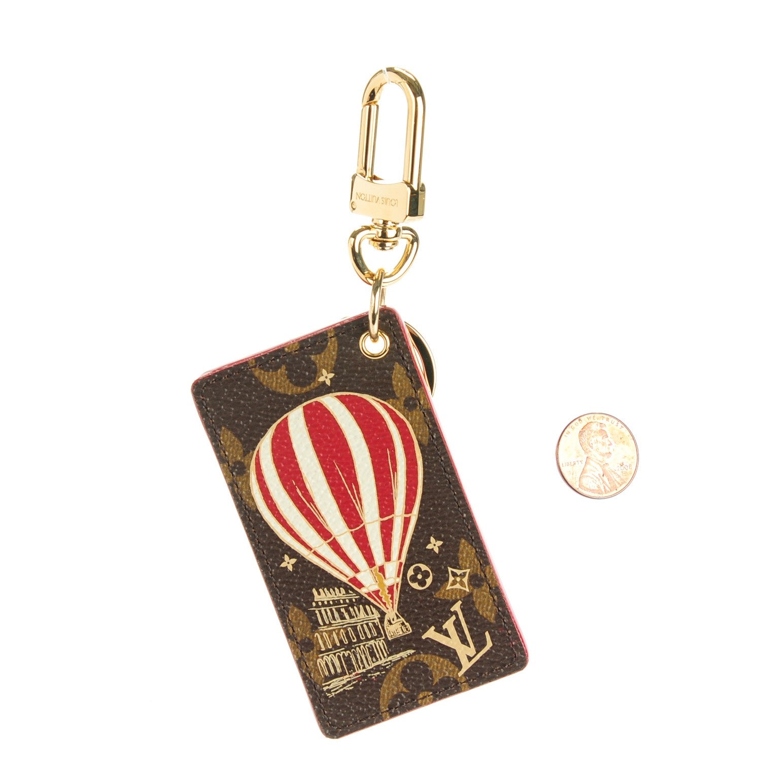 Louis Vuitton Monogram Illustre Air Balloon Bag Charm 2 of 6