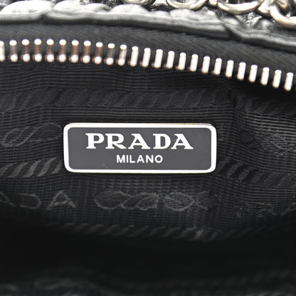 Prada Nappa Gaufre Re-Edition 2005 Shoulder Bag Black 6 of 12