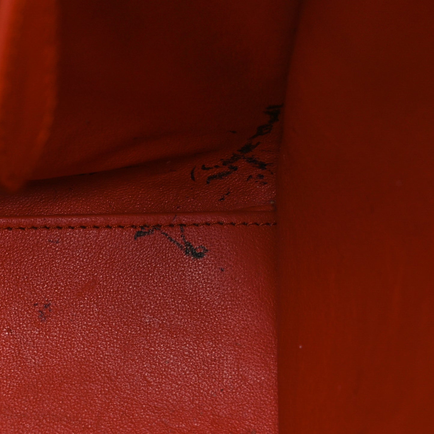 Smooth Calfskin Mini Luggage  Bright Orange