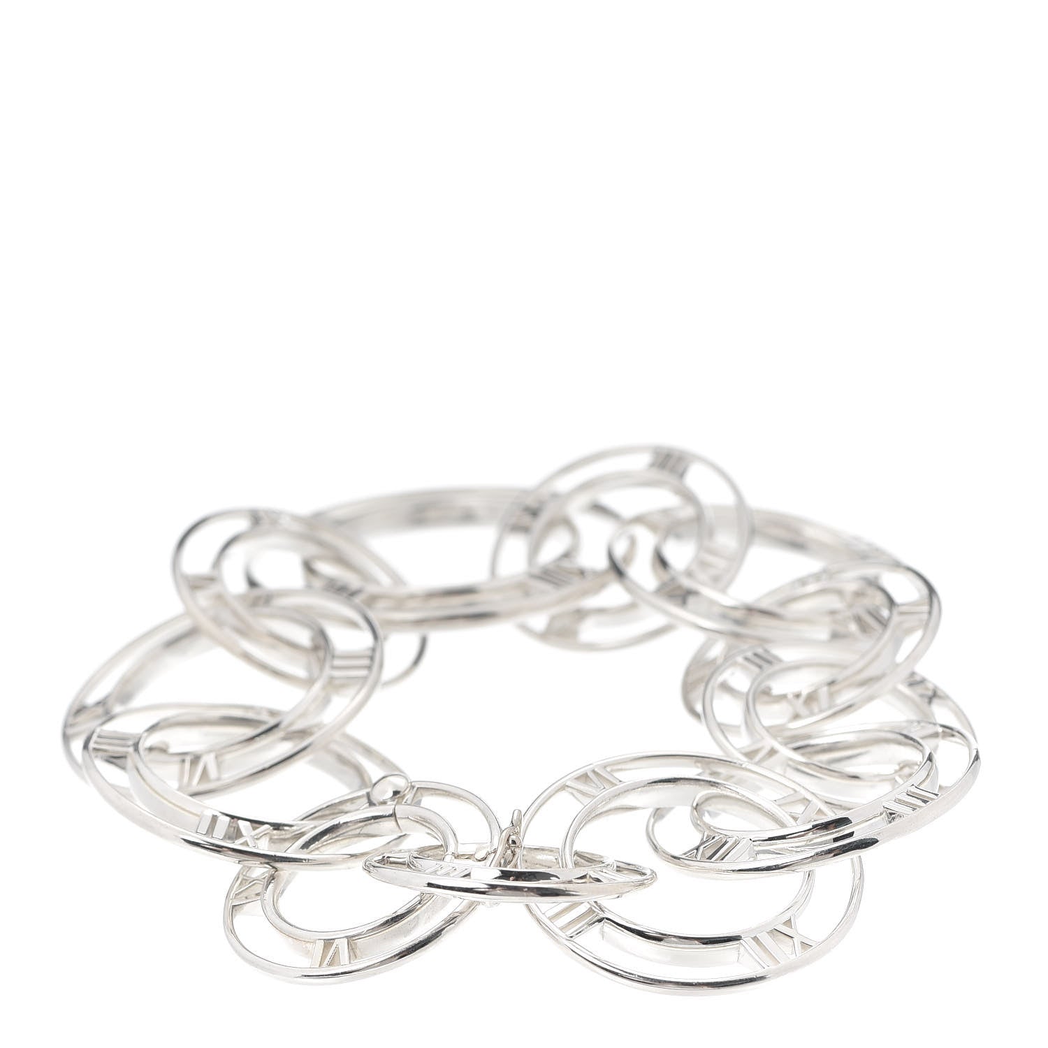 Tiffany Sterling Silver Atlas Link Bracelet 3 of 6