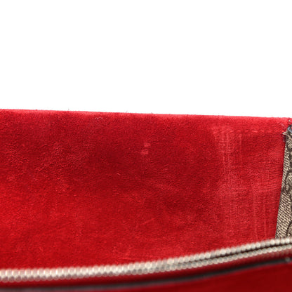 Gucci GG Supreme Monogram Small Dionysus Shoulder Bag Red 15 of 19