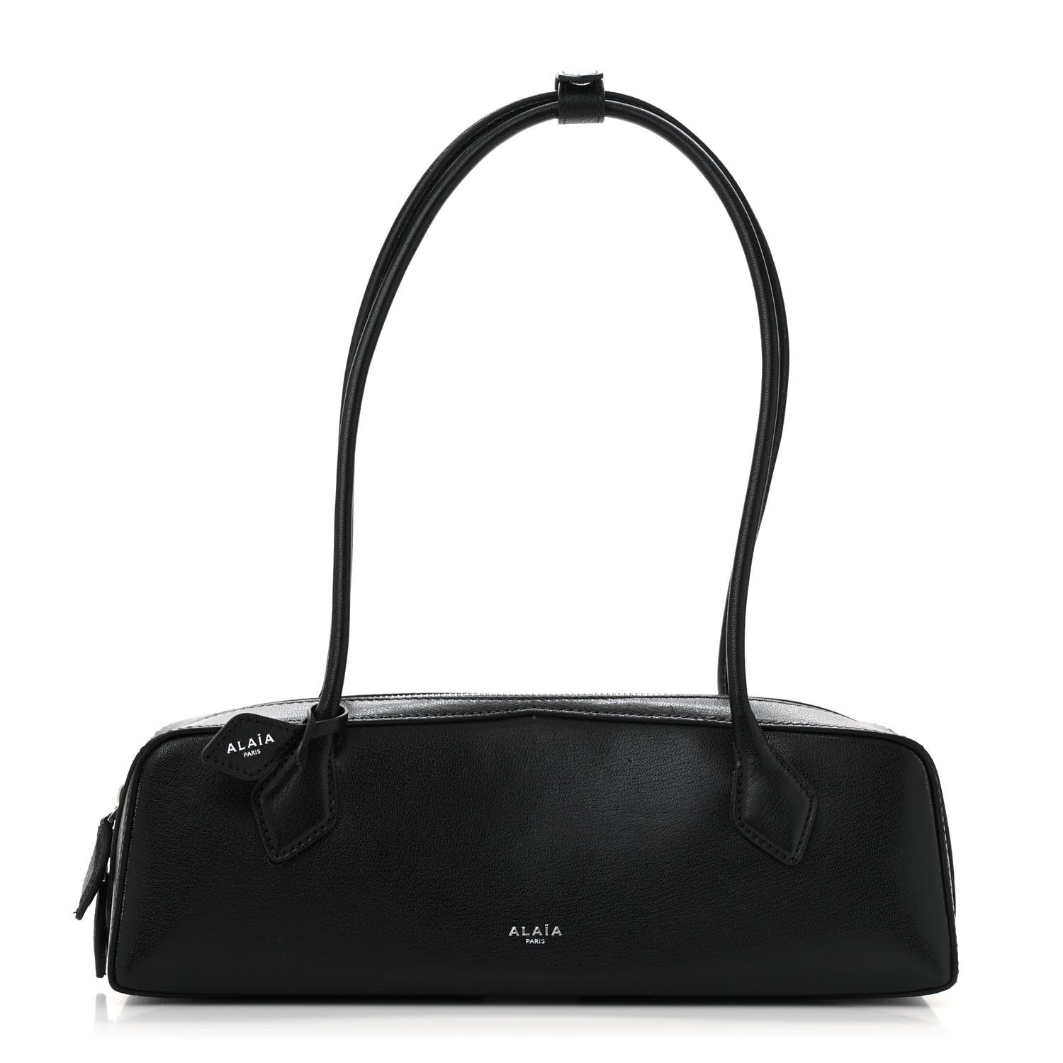 Alaia Shiny Goatskin Medium Le Teckel Bag Black 1 of 13