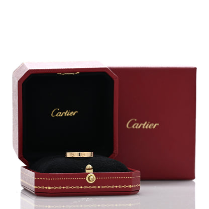 Cartier 18K Yellow Gold 3.5mm LOVE Wedding Band Ring 56 7.5 6 of 6