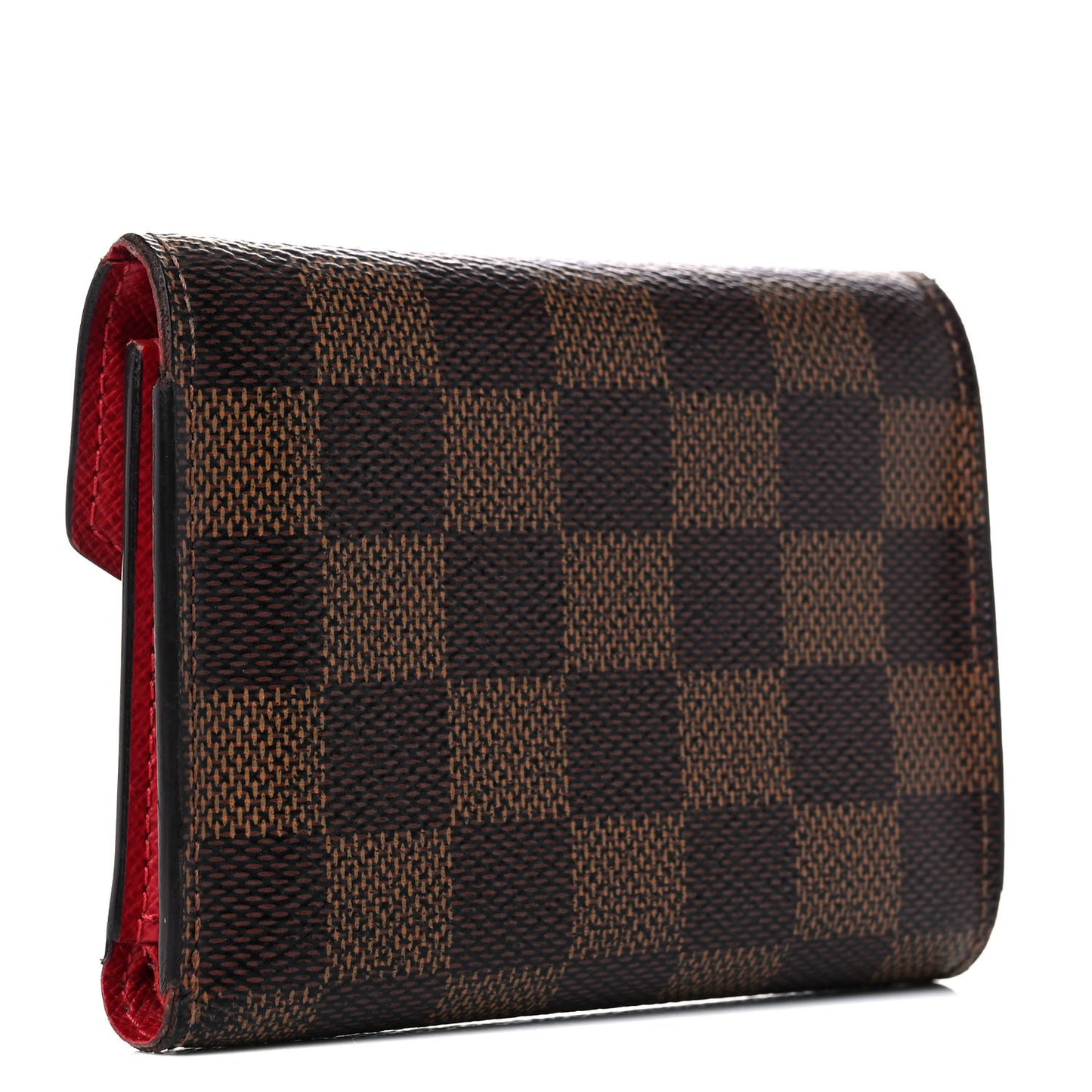 Damier Ebene Victorine Wallet Red