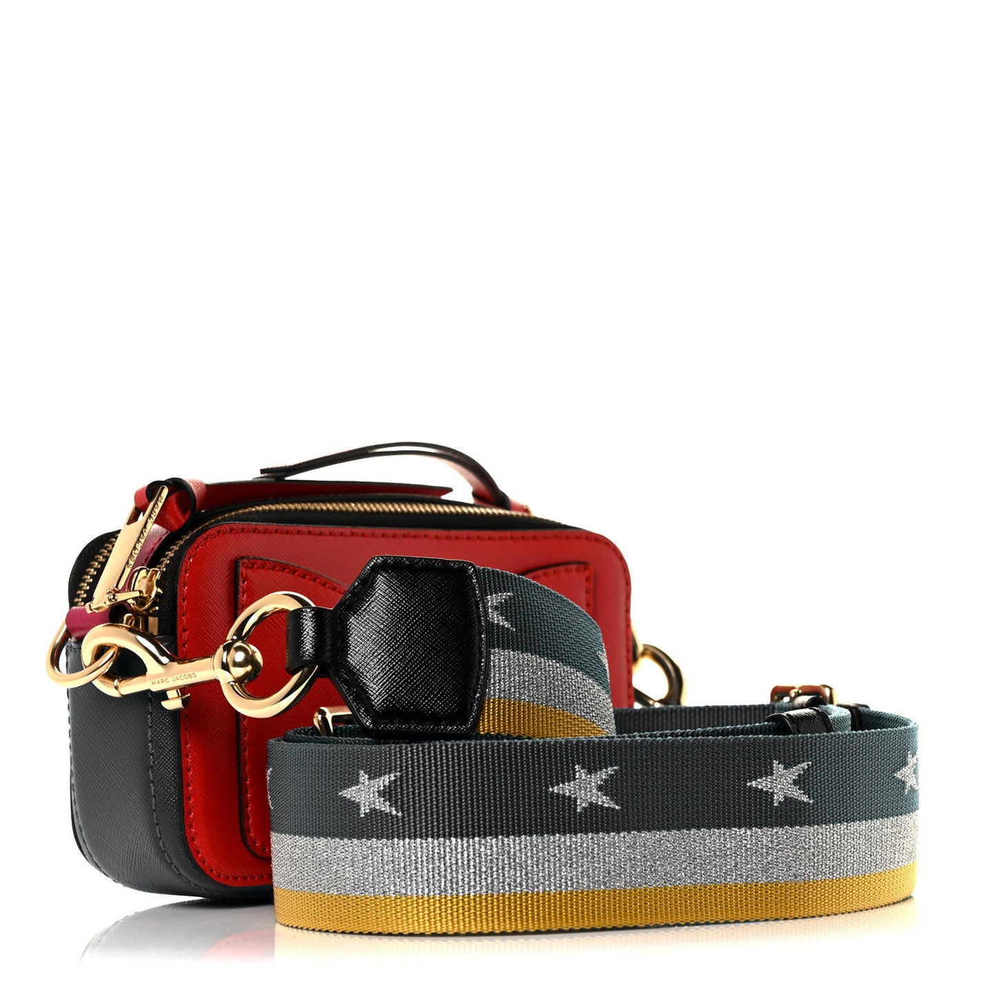 Saffino Small Snapshot Colour Block Camera Bag Red Pepper Multicolor
