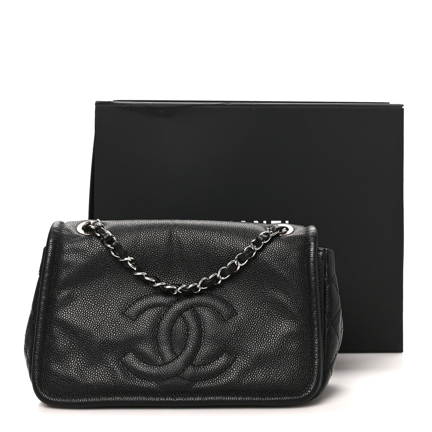 Chanel Caviar Medium Timeless CC Flap Black 11 of 11