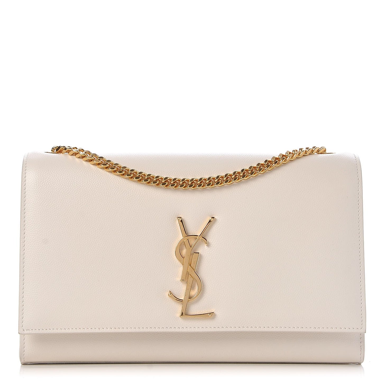 Grain De Poudre Medium Classic Monogram Kate Satchel Porcellana