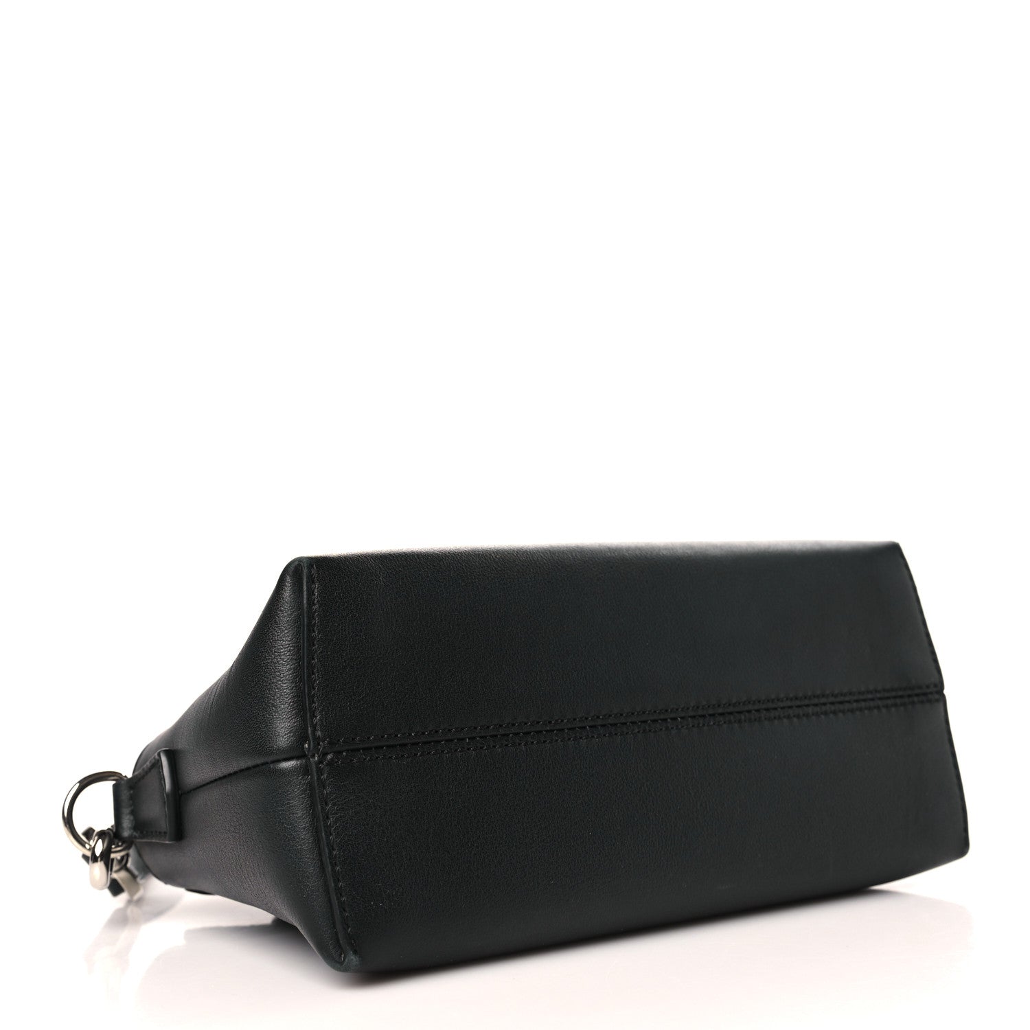 Fendi Vitello Dolce Bi-Color FF 1974 Embossed Mini By The Way Boston Bag Black Maya 4 of 9