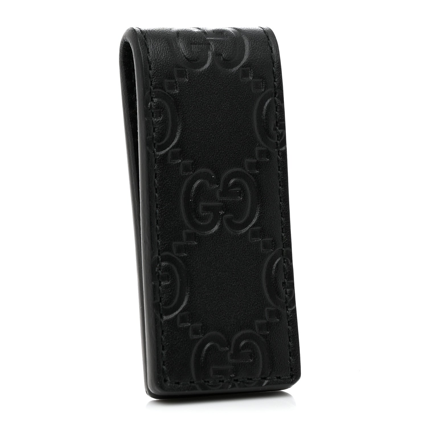 Gucci Guccissima Signature Dorian Money Clip Black 2 of 4