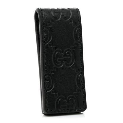 Gucci Guccissima Signature Dorian Money Clip Black 2 of 4