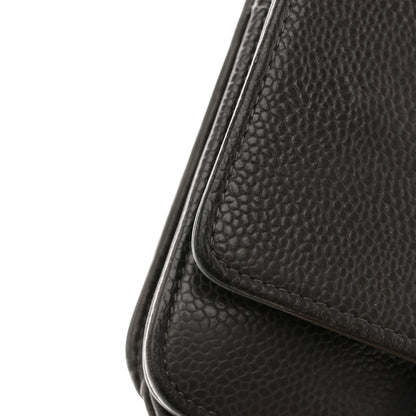 Chanel Caviar Timeless CC Wallet on Chain WOC Grey 15 of 15