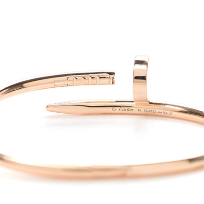 Cartier 18K Pink Gold Juste Un Clou Bracelet 15 5 of 6