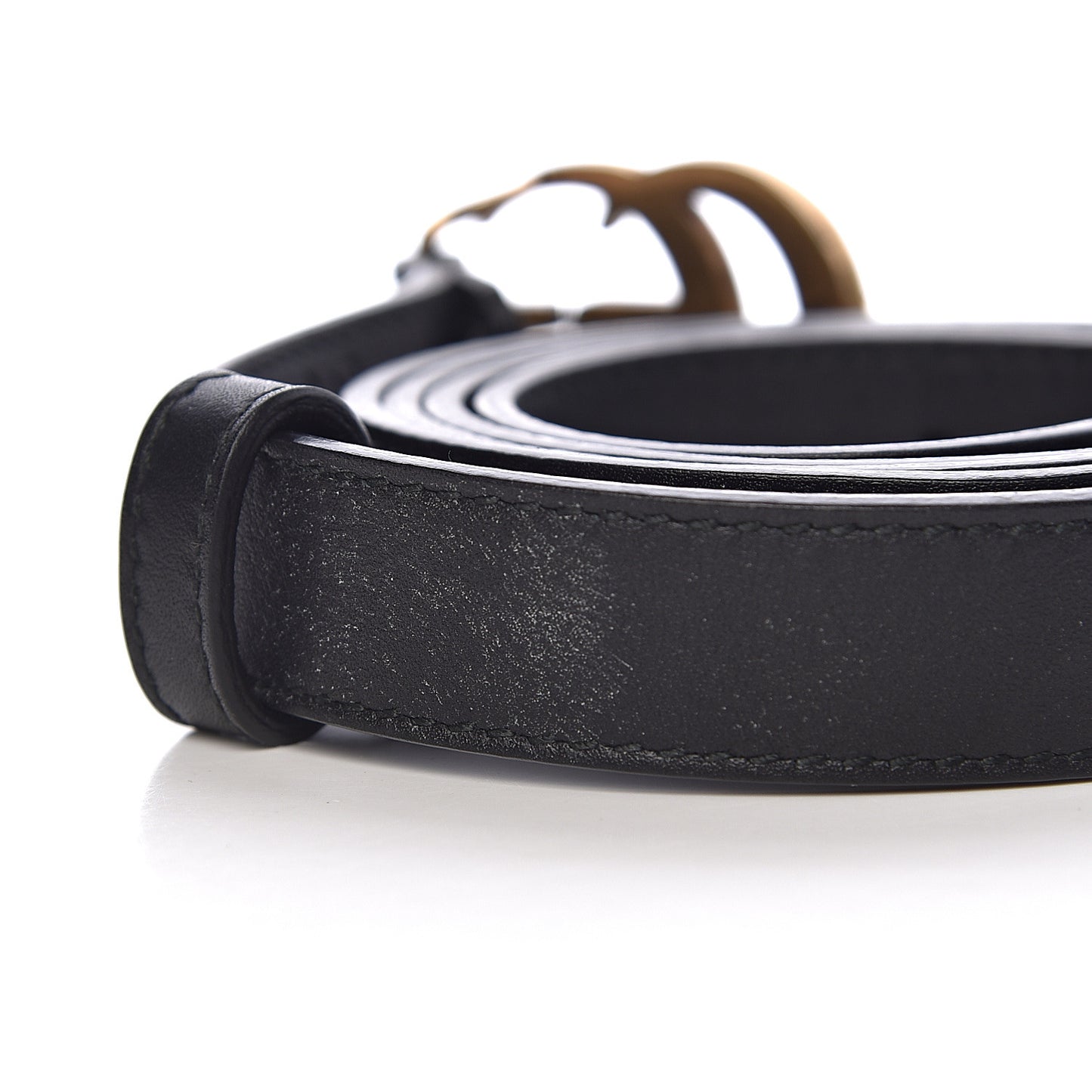 Calfskin Double G 20mm Belt 95 38 Black