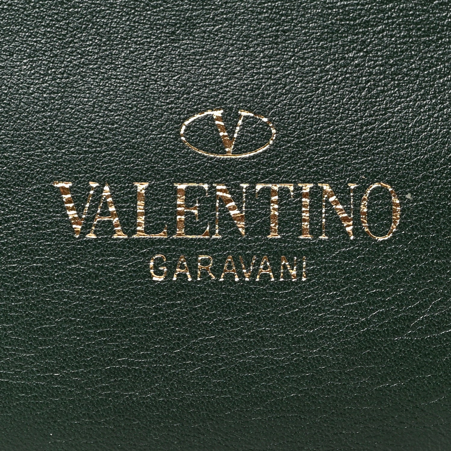 Valentino Garavani Vitello Rockstud Shoulder Flap Bag Green 10 of 10
