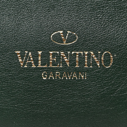 Valentino Garavani Vitello Rockstud Shoulder Flap Bag Green 10 of 10