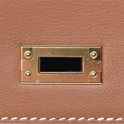 Hermes Swift Kelly Retourne 25 Gold 25 of 37