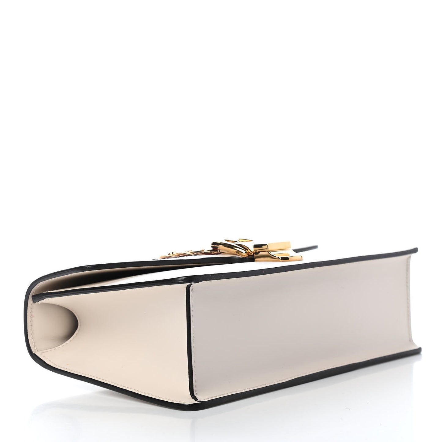 Calfskin Small Sylvie Shoulder Bag White