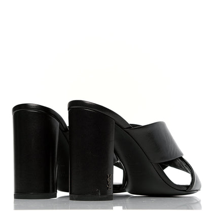 Saint Laurent Calfskin LouLou Mules 39 Black 5 of 6
