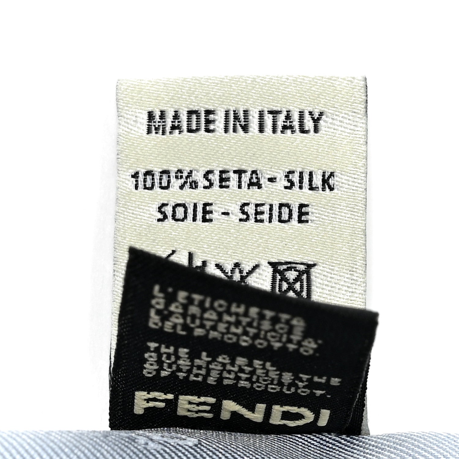 Fendi Silk Jacquard Bamboline Wrappy Bandeau Artico 6 of 6