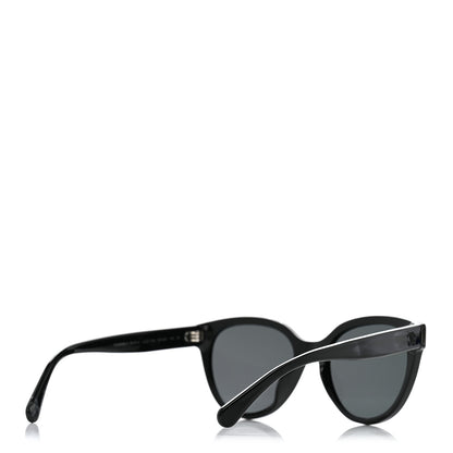 Chanel Acetate CC Butterfly Sunglasses 5414-A Black 4 of 7