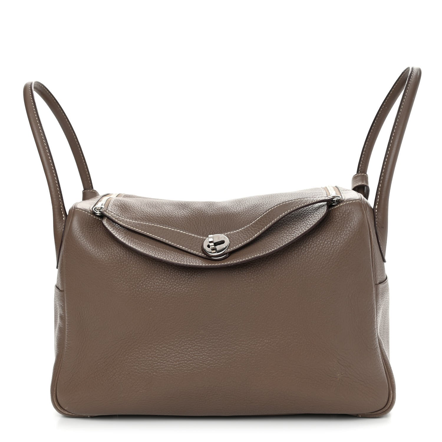 Hermes Taurillon Clemence Lindy 34 Etoupe 1 of 15