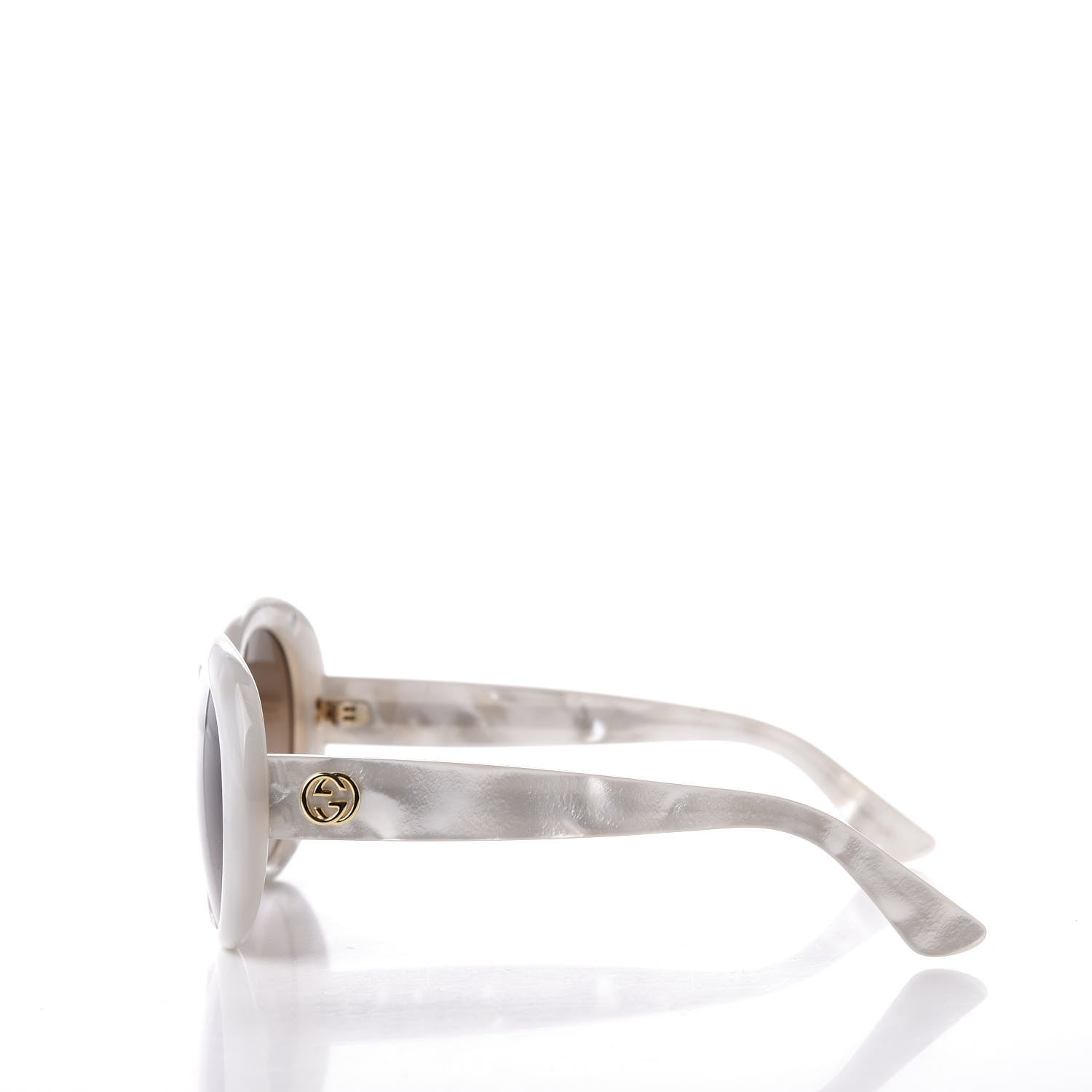 Gucci Acetate Round Sunglasses GG3829 F/S White 3 of 8
