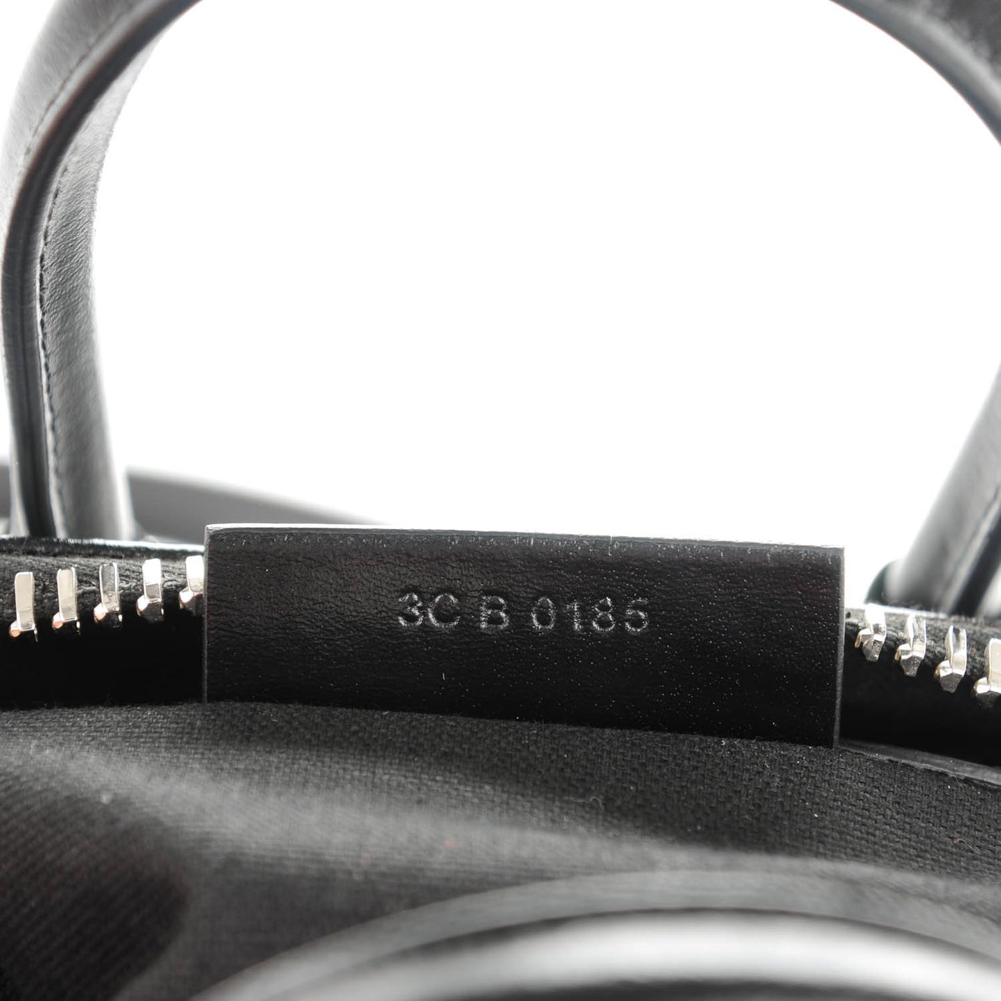 Shiny Lord Calfskin Mini Antigona Black
