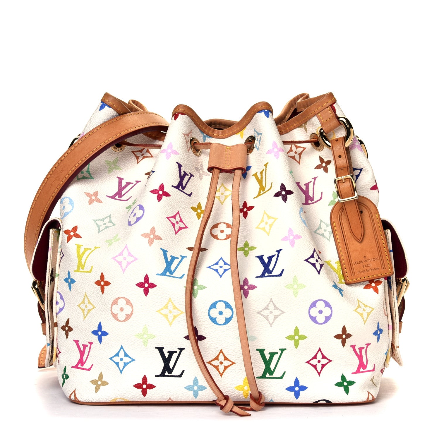 Louis Vuitton Monogram Multicolor Petit Noe White 1 of 8