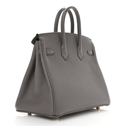 Hermes Togo Birkin 25 Etain 3 of 11