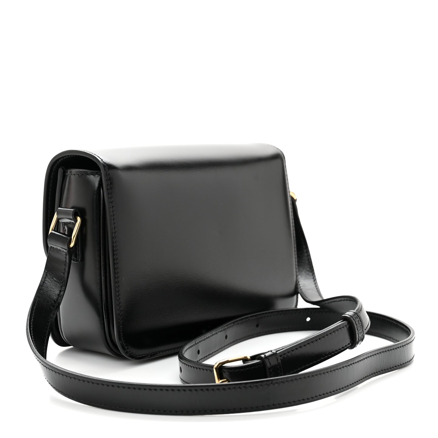 Shiny Calfskin Teen Triomphe Black