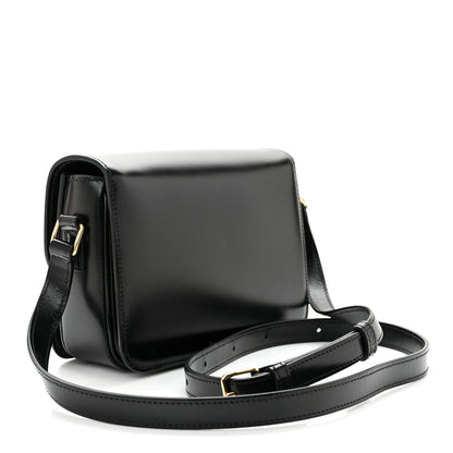Celine Shiny Calfskin Teen Triomphe Black 2 of 9