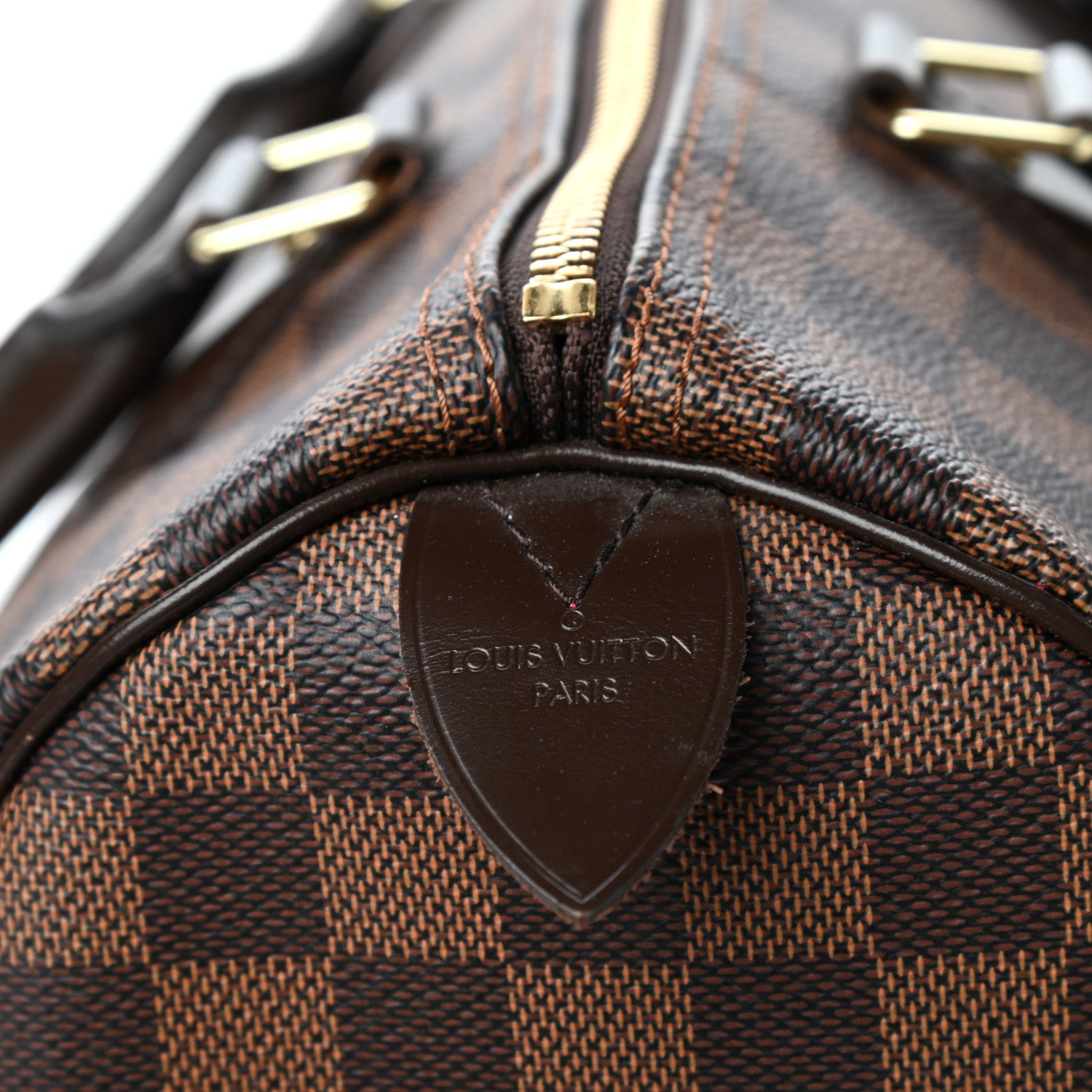 Louis Vuitton Damier Ebene Speedy 30 6 of 9