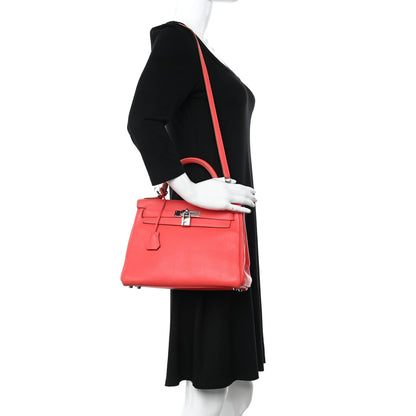 Hermes Taurillon Clemence Kelly Retourne 28 Rose Jaipur 2 of 20