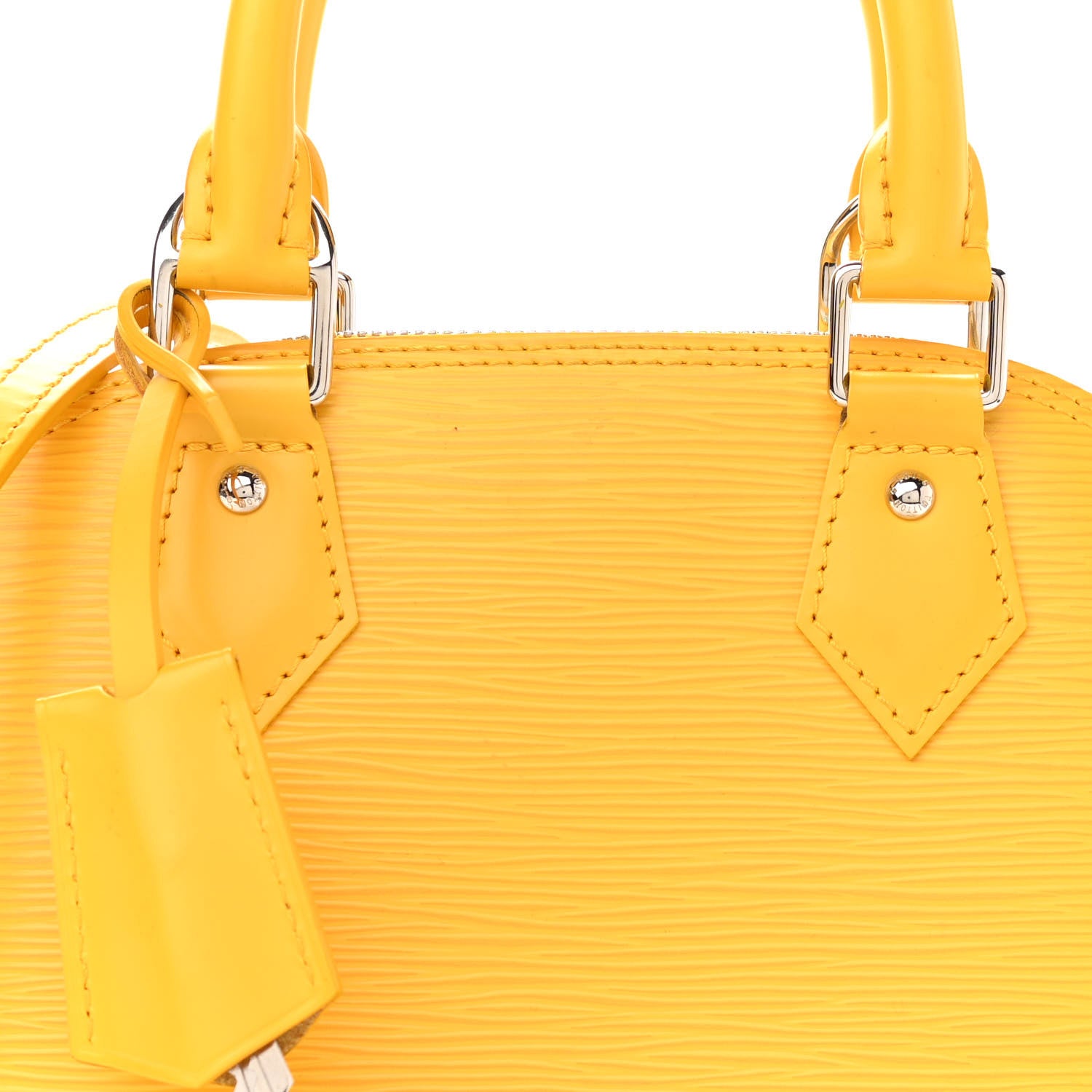 Louis Vuitton Epi Alma BB Citron 8 of 14