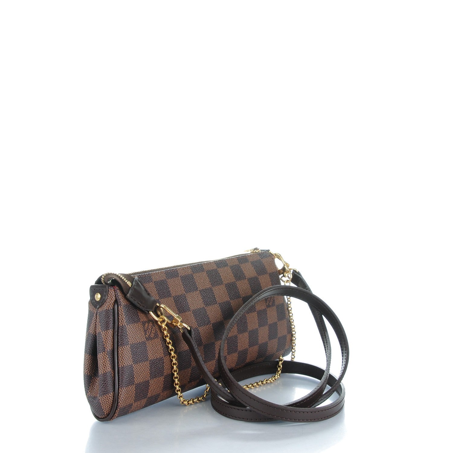 Louis Vuitton Damier Ebene Eva Clutch 3 of 8