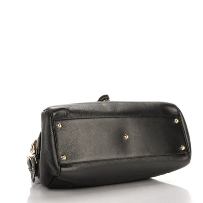 Gucci Calfskin Medium Web Heritage Shoulder Bag Black 4 of 10