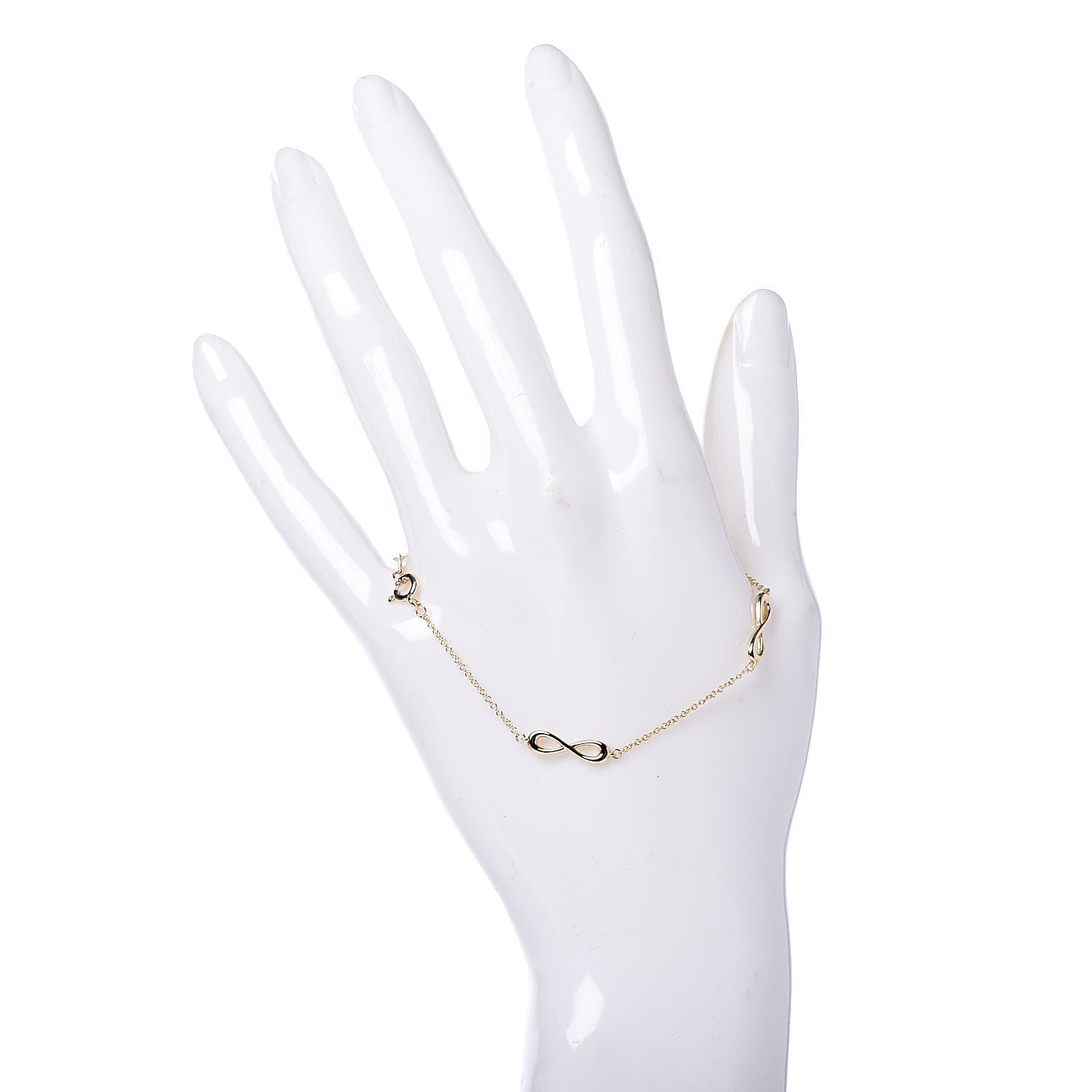 Tiffany 18K Yellow Gold Infinity Endless Bracelet 2 of 7
