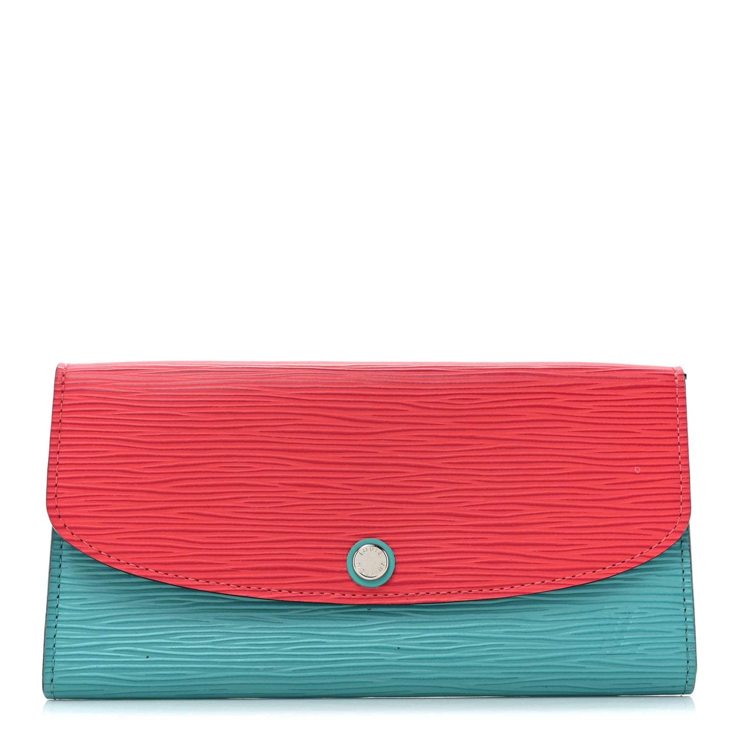 Epi Emilie Wallet Turquoise Grenade