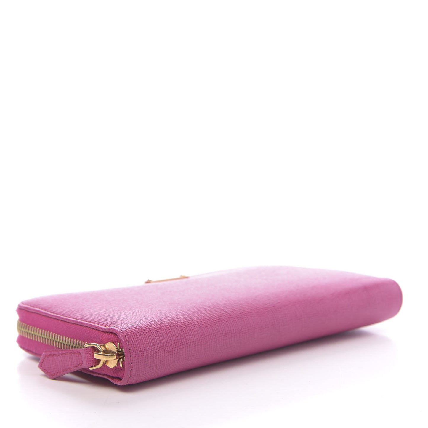 Vitello Elite Zip Around Wallet Ciclamino